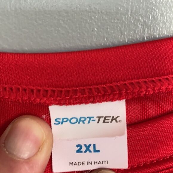 Sport Tek Happy Harbor Marina Long Sleeve Moisture Wicking Red Size XXL EUC - Picture 5 of 8